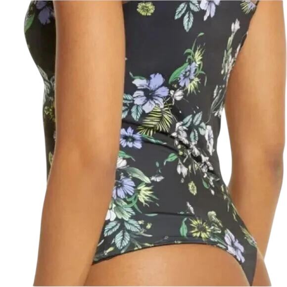 NWT AFMR Celyn Sleeveless Spring Noir Bouquet Bodysuit – Sz XS - Picture 4 of 9